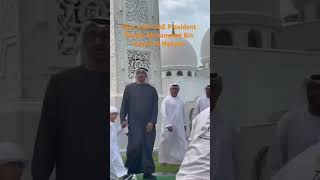 UAE President Sheikh Mohammed Bin Zayed Al Nahyan join iftar at the Grand Mosque in Abu Dhabi [upl. by Oakie]