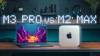 UNEXPECTED Results MacBook Pro M3 Pro vs Mac Studio M2 Max [upl. by Dareece]