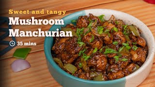 Mushroom Manchurian  Chinese Starters  Mushroom Starters  Mushroom Recipes  Cookd [upl. by Aanas722]