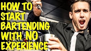 How To Get a Bartending Job with No Experience  Bartending 101 [upl. by Novehc]