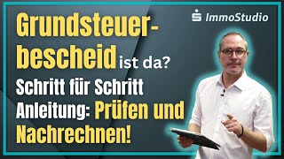 Grundsteuerbescheid Prüfen amp nachrechnen Zahle nicht zu viel Grundsteuer grundsteuer [upl. by Gilbertina]