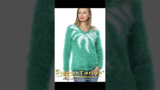 SuperTanya luxury green mohair sweater [upl. by Irolav124]