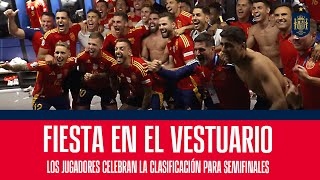 ¡Fiesta en el vestuario por la clasificación para semifinales  🔴 SEFUTBOL [upl. by Market]