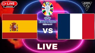 Spain vs France  SEMI FINAL  UEFA Euro Cup 2024  Video Game Simulation [upl. by Reo]