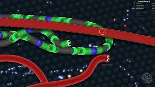 someone ACTUALLY circled the entire slitherio map [upl. by Beaumont983]