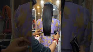 Straight hair trim  YouTubeshortmusic trending [upl. by Petrina482]