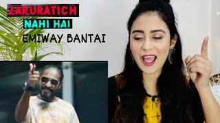 Emiway  Zaruratich nahi hai 2  Emiway Bantai  Reaction by Illumi Girl [upl. by Ynnor483]