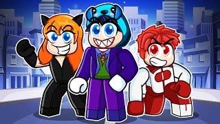 Roblox but We Became The STRONGEST SUPERVILLAINS With Crazy Fan Girl [upl. by Leahcam]