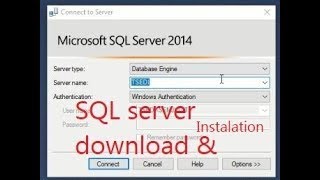 Download and Install Microsoft SQL Server Management Studio 2014  database managment system [upl. by Bambi]