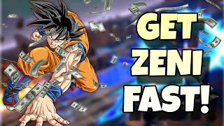 How To Get ZENI FAST In Dragon Ball Sparking ZERO On Day 1 [upl. by Ecertal]