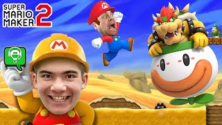 Lets Destroy HobbyDad in Mario Maker 2 on HobbyGaming [upl. by Biles]