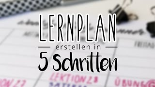 Lernplan Erstellen  Besser Lernen ohne Prokrastination und Zeitdruck [upl. by Keven518]