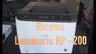 Unboxing Ricoma Luminaris RP 200 [upl. by Eerazed]