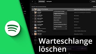 Spotify Warteschlange löschen  Warteschlange anzeigen ✅ Tutorial [upl. by Rogovy712]