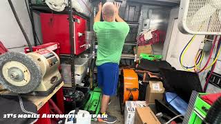 Mobile mechanic automotive shop trailer setup tour [upl. by Arte]