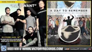 A Day To Remember  All I Want Official Audio Stream [upl. by Elison612]