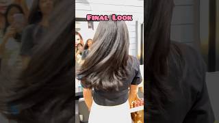 Layer Haircut on curly hair😍Hair Transformation shorts fashion ytshorts minivlog [upl. by Weinrich]