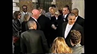 Lenny Mclean Lenny at Ronnie Krays funeral [upl. by Trainer]