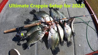 The best crappie fishing setup Must have rod reel line and bait Fall Crappie Fishing 2022 [upl. by Ellehsad283]