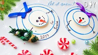 DIY NEW YEAR Gift Card 3D ⛄🎁 EASY amp CUTE [upl. by Ledairam]