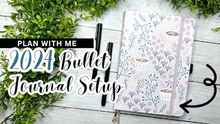 PLAN WITH ME  2024 Bullet Journal Setup [upl. by Nannie]