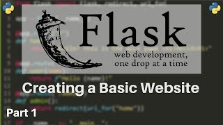 Flask Tutorial 1  How to Make Websites with Python [upl. by Campy737]