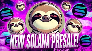 NEW SOLANA MEMECOIN PRESALE🚨 Slothana Crypto Review [upl. by Mcgraw]