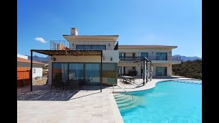 North Cyprus Properties  LUXURY 7 bedroom Sea Front villa for sale  private pool  fantastic views [upl. by Judie]