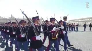 Cambio della Guardia in occasione del 156° fondazione Esercito Italiano [upl. by Notloc]