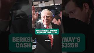 Berkshire Hathaway’s cash pile tops 325B shorts warrenbuffett [upl. by Ayota]