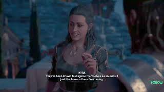 AC Odyssey Goddess of the Hunt Talk to Kyra 422 [upl. by Maddi]