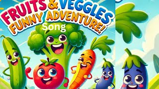 Fruit and Vegetable Song  Happy Poems for Little Learners [upl. by Macguiness]