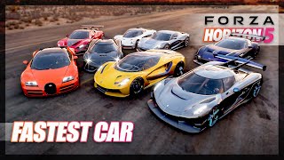 Forza Horizon 5  Forzas Fastest Car Speed Science [upl. by Neras]