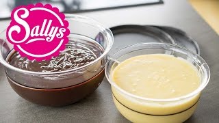 SchokoladenGanache Grundrezept  Herstellung Verwendung Aufbewahrung  Cake Basics  Sallys Welt [upl. by Ariaj]