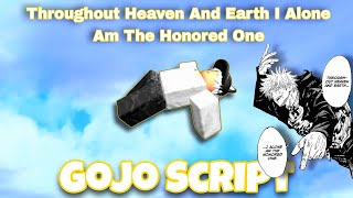 FE The Strongest BattleGround Gojo Honored One Script OP  Become Gojo   Roblox Scripts [upl. by Akinwahs]