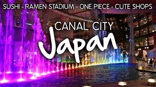 Canal City Fukuoka RAMEN SUSHI amp SHOPS [upl. by Siradal]