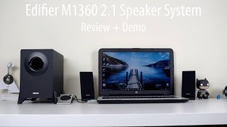 Edifier M1360 21 Speaker System Review  Demo [upl. by Benedix411]