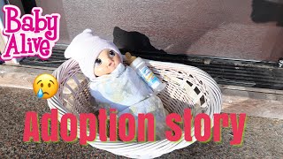 BABY ALIVE Nikkis Adoption Story baby alive videos [upl. by Auod263]