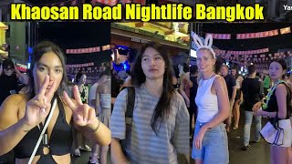 Khaosan Road Nightlife Bangkok Thailandep86 [upl. by Emelia218]