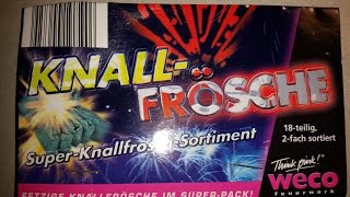 Ach herrje  WECO Super  Knallfrosch  Sortiment [upl. by Larret669]