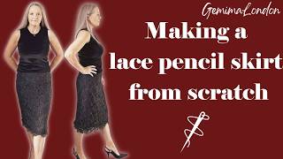 Making a Lace Skirt from scratch  for only £2500 [upl. by Nohsreg]