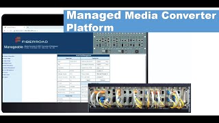 Management media converter Platform with WEB management [upl. by Naillil466]