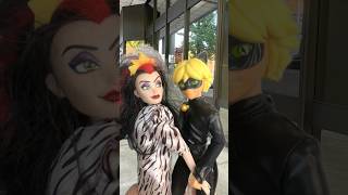 Cat Noir’s Day Out 😎 Pt 1 Playing With Dolls  Miraculous Fun Toys  Disney Villain [upl. by Areht]