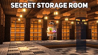 Minecraft Underground Storage Room Tutorial how to build 119 [upl. by Nanam]