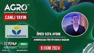 Aydınmaksan Yönetim Kurulu Başkanı Ömer Sefa Aydın  Bursa Tarım Fuarı [upl. by Nichy]