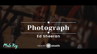 Photograph – Ed Sheeran KARAOKE AKUSTIK  MALE KEY [upl. by Notsae]