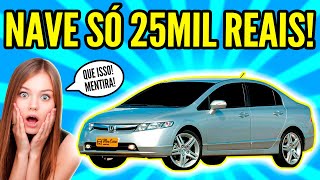 CARROS BARATOS e EXCELENTES por ATÉ 25MIL REAIS [upl. by Anaiq158]