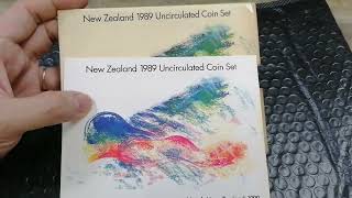 1989 New Zealand Uncirculated coin set  Commonwealth Games [upl. by Eirrod]