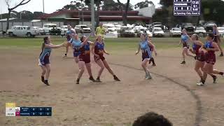 AFLBW DIV 3 GF Belmont Lions vs Modewarre w presos [upl. by Htesil939]