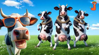 FUNNY COW DANCE 2│Cow Song amp Cow Videos 2024  Cow music  funny dancing cow  gay  cow mooing [upl. by Scrivens]